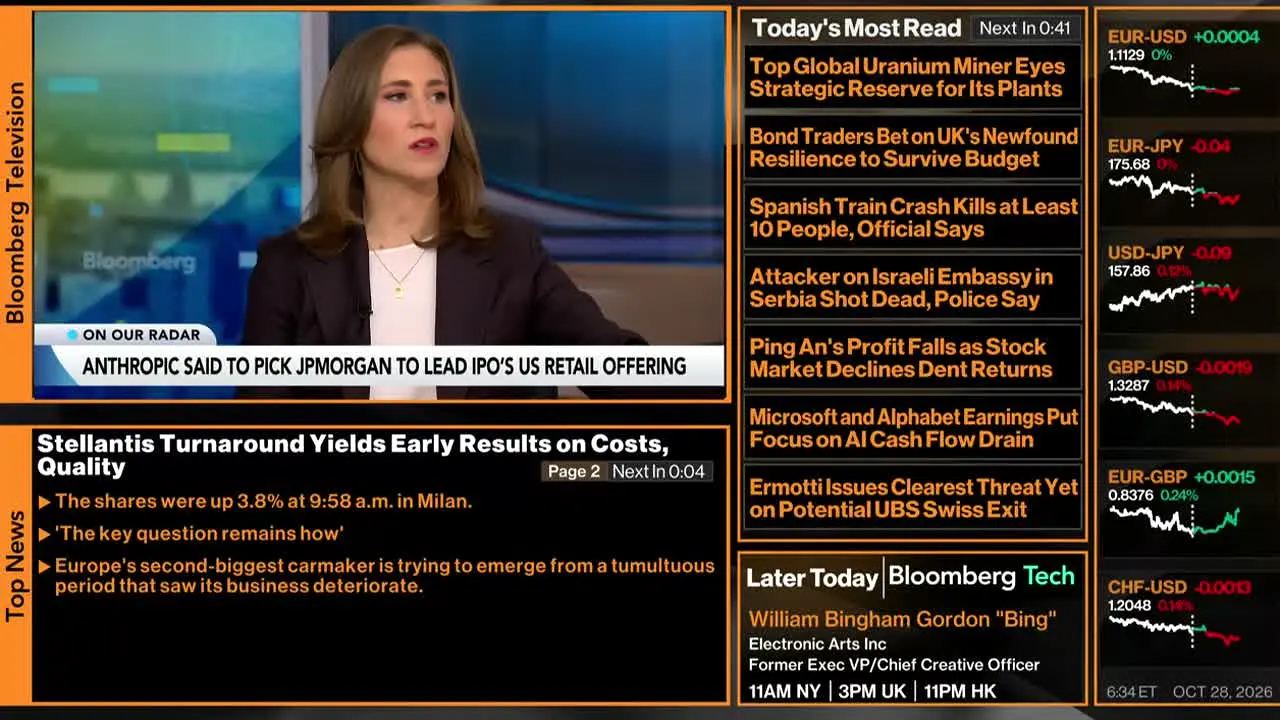 Bloomberg TV+ — прямой эфир