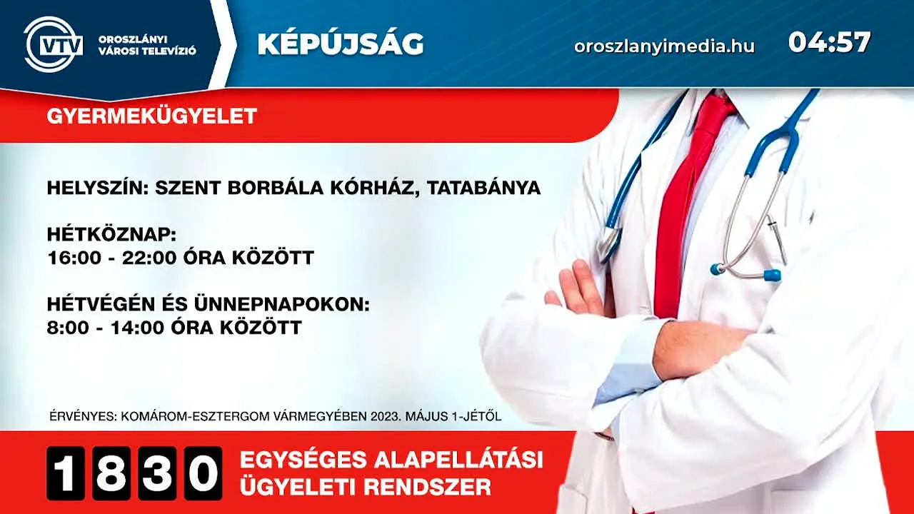 Oroszlányi Városi Televízió live