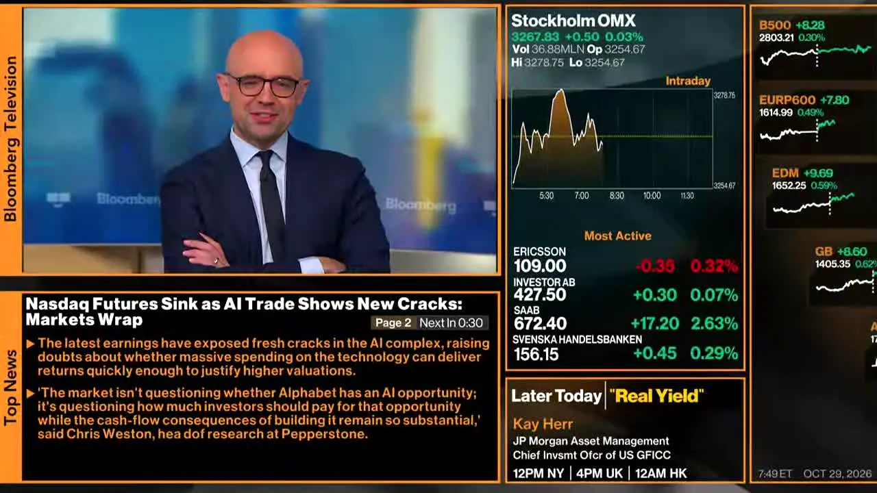 Bloomberg TV+ — прямой эфир