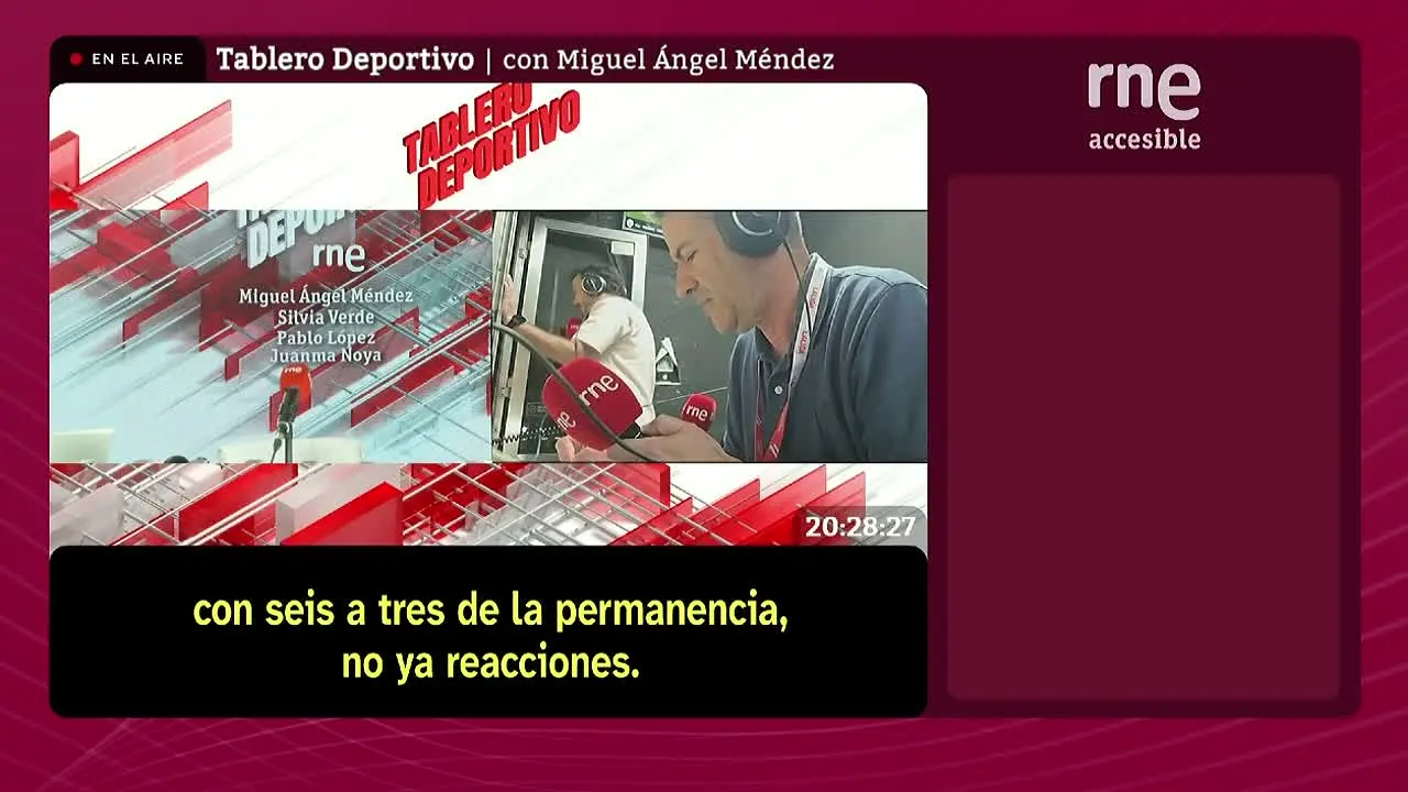 RNE Accesible live