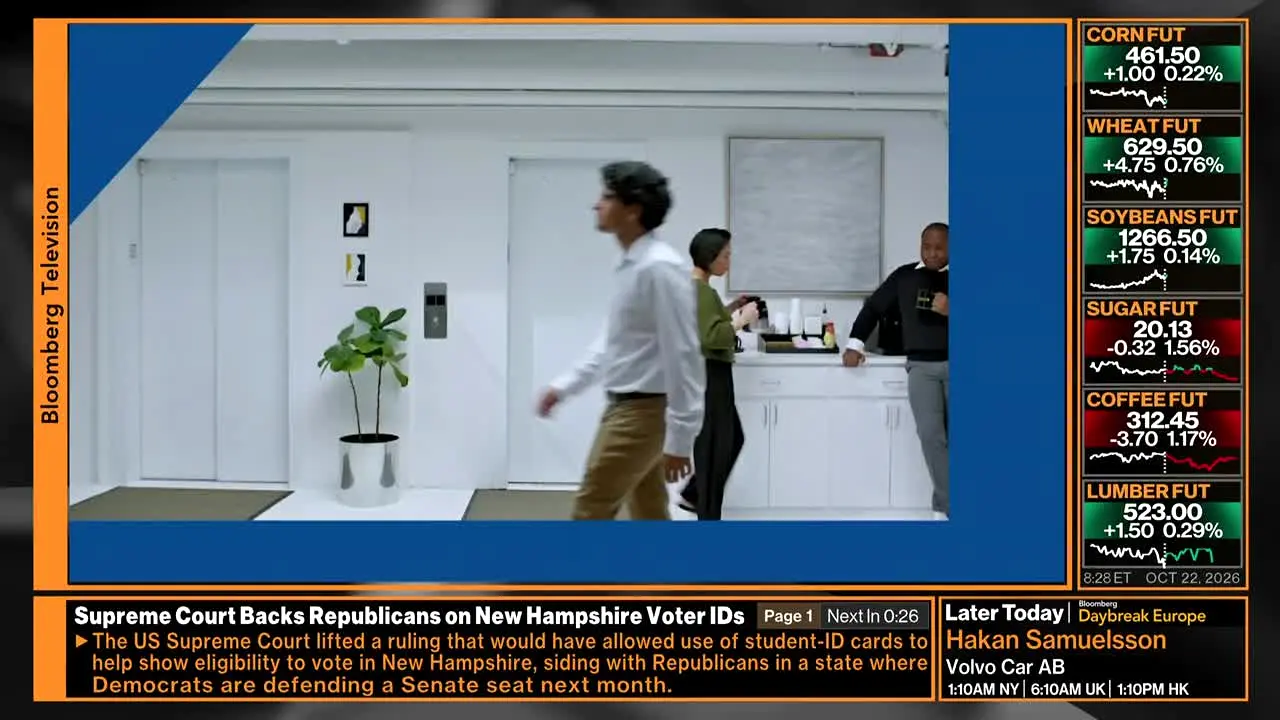 Bloomberg TV live