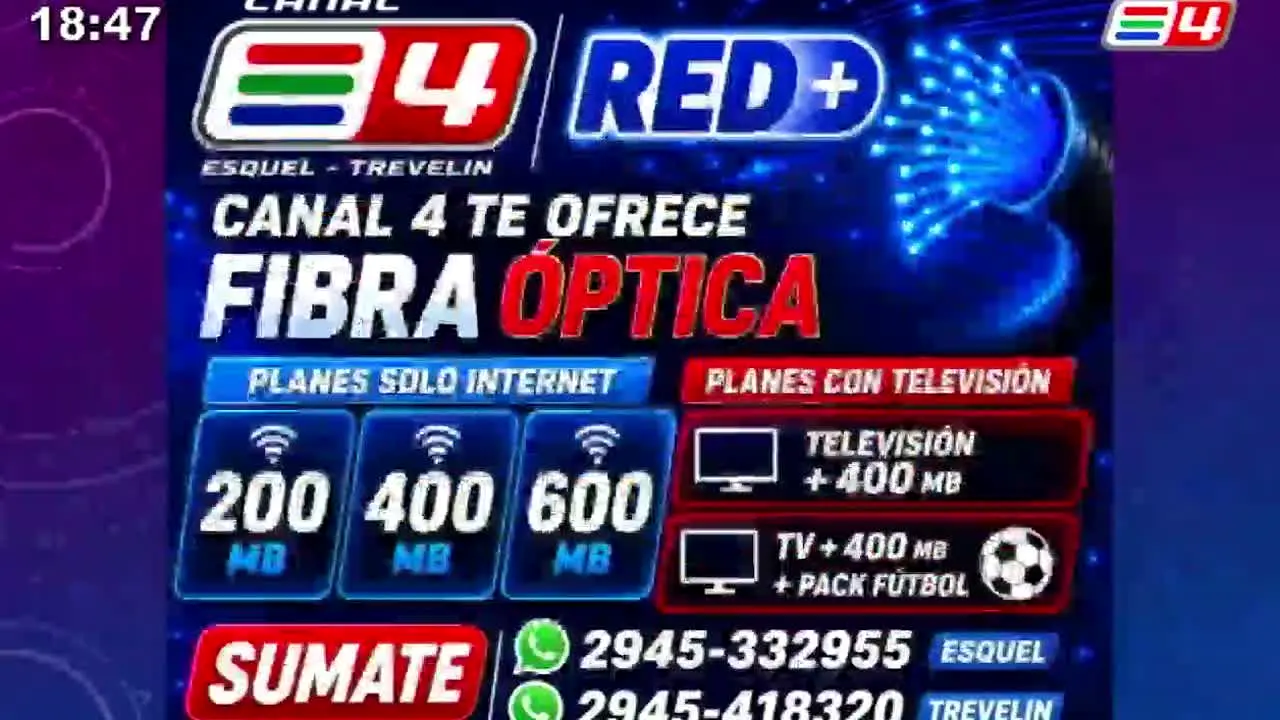 Canal 4 Esquel live