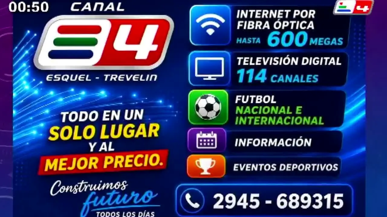 Canal 4 Esquel ao vivo
