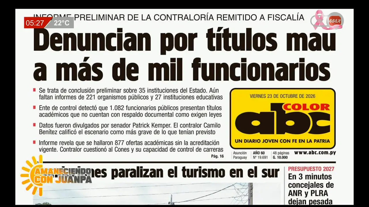 Canal 5 TV Max live