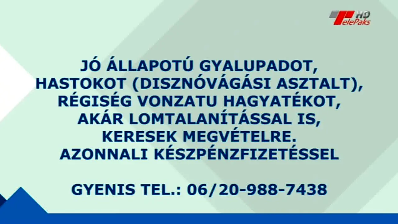 TelePaks live