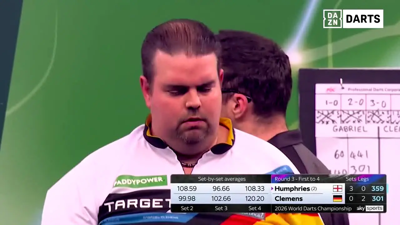 DAZN Darts x Pluto TV in diretta