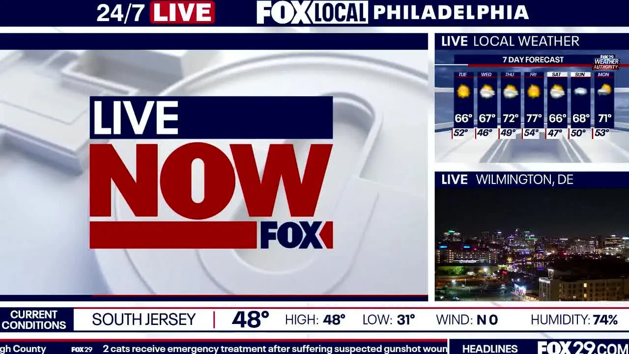 Fox WTXF-TV live