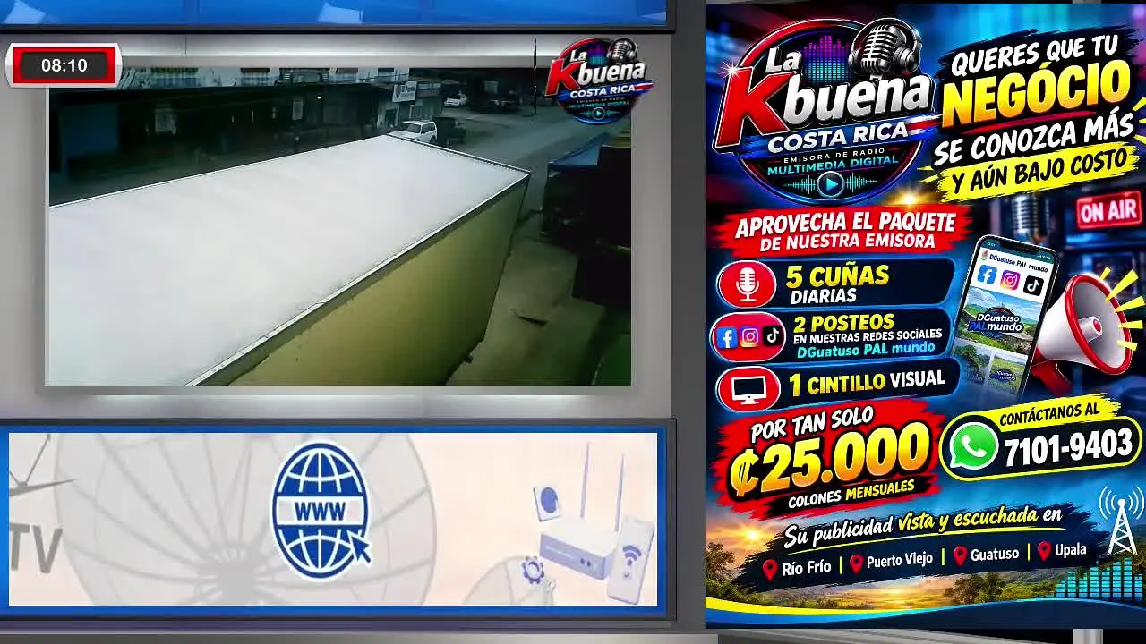 Guatuso TV in diretta
