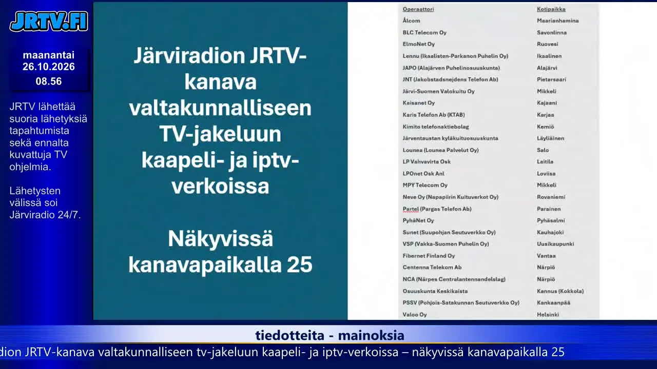 Järviradio TV en vivo