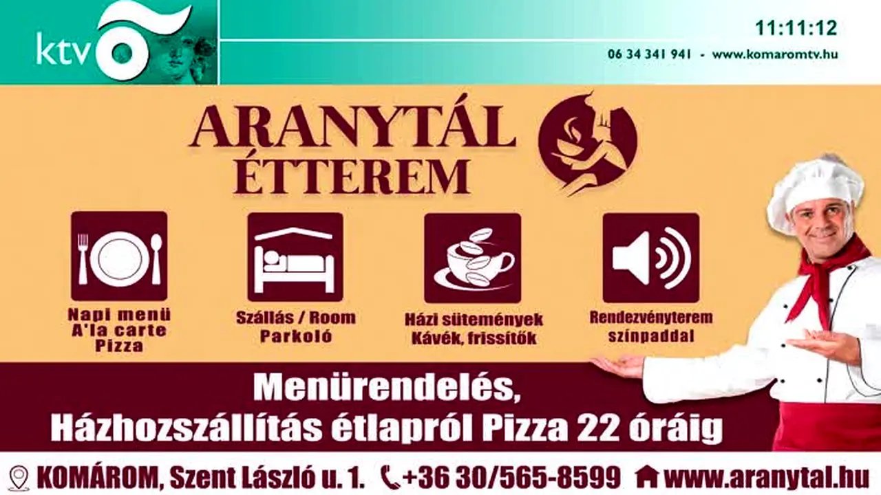 Komáromi Televízió na żywo