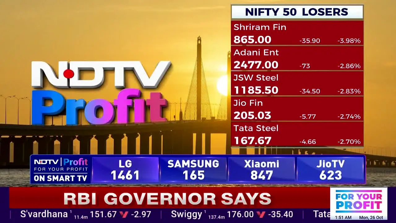 NDTV Profit live