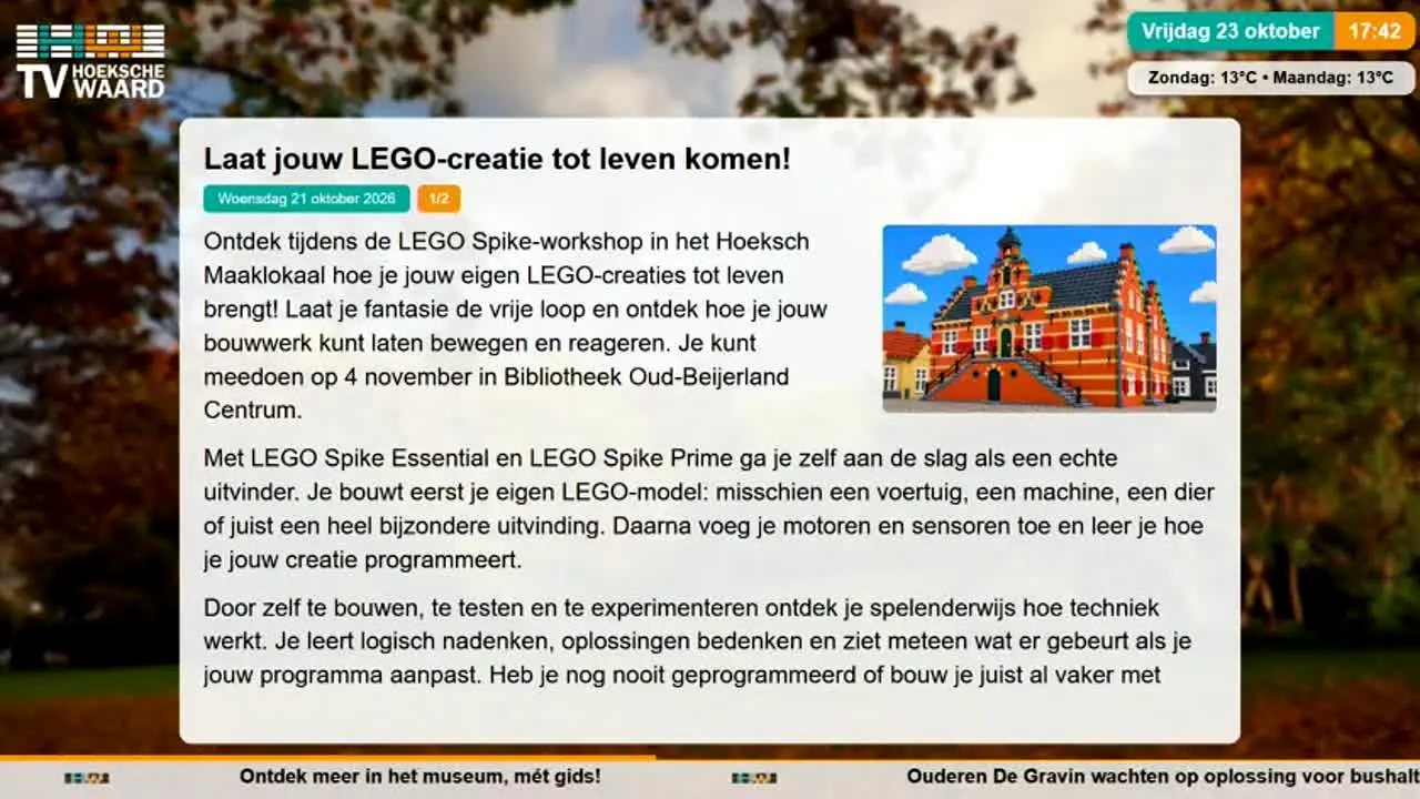 Omroep Hoeksche Waard live