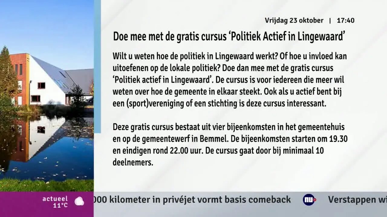 Omroep Lingewaard live