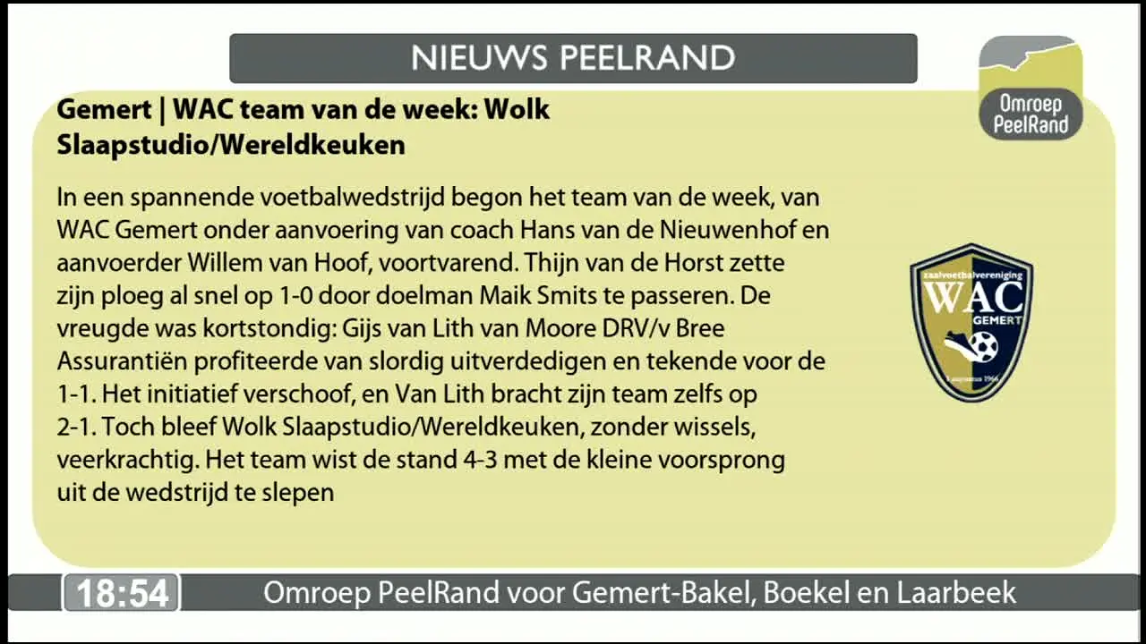 Omroep Peelrand live