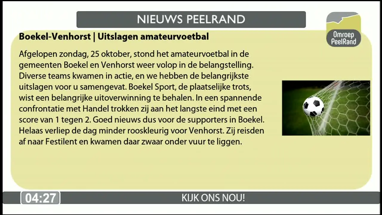 Omroep Peelrand en direct