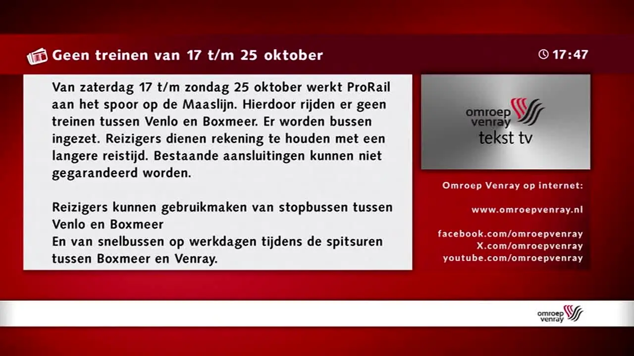 Omroep Venray en direct