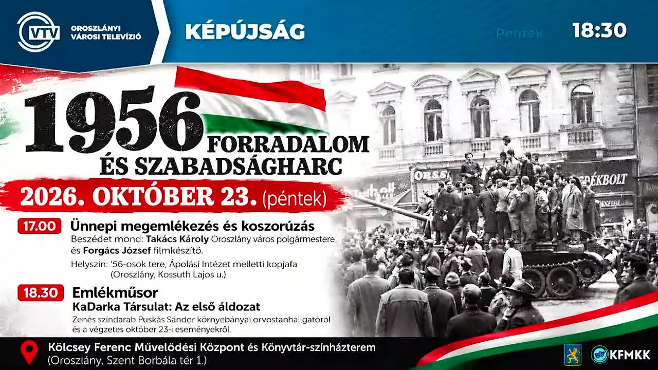 Oroszlányi Városi Televízió live