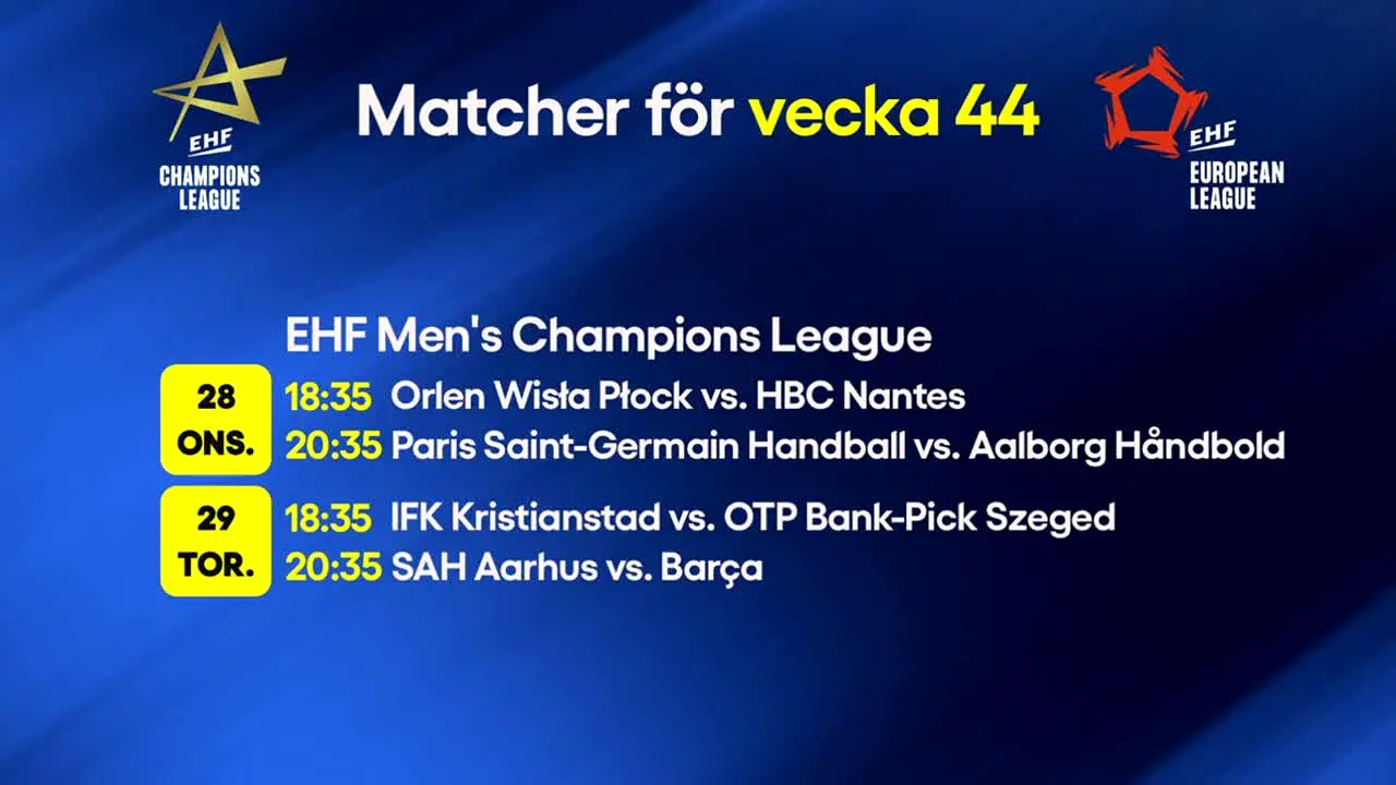 Pluto TV Handboll Live live