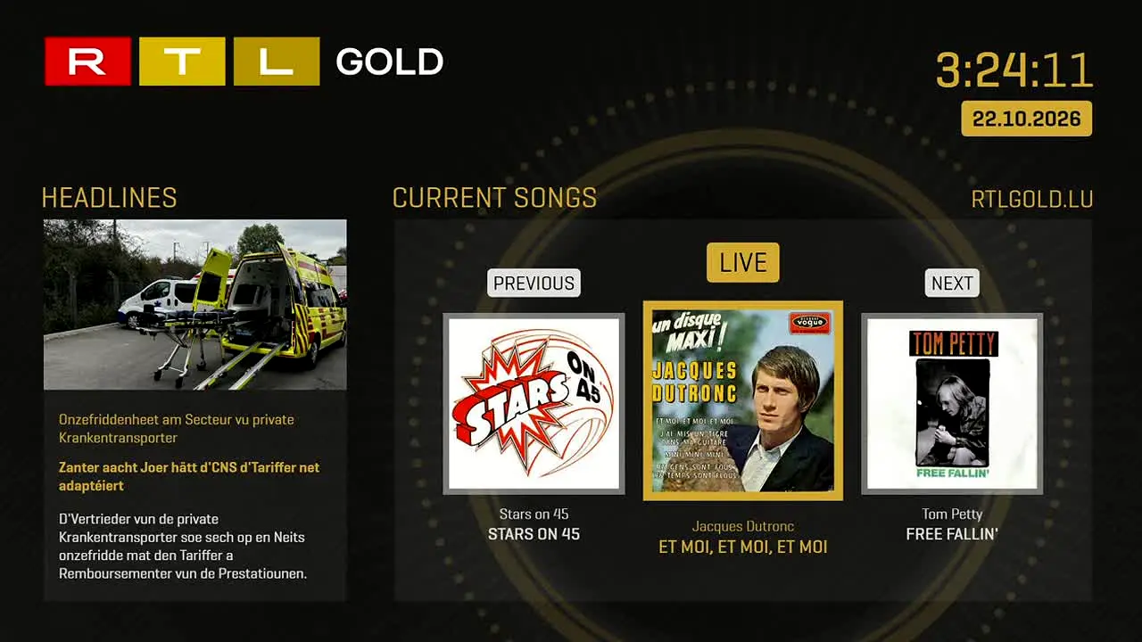 RTL Gold live