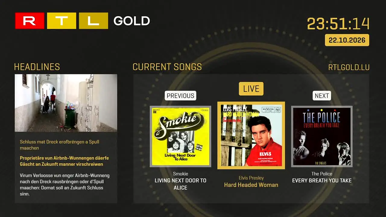 RTL Gold live