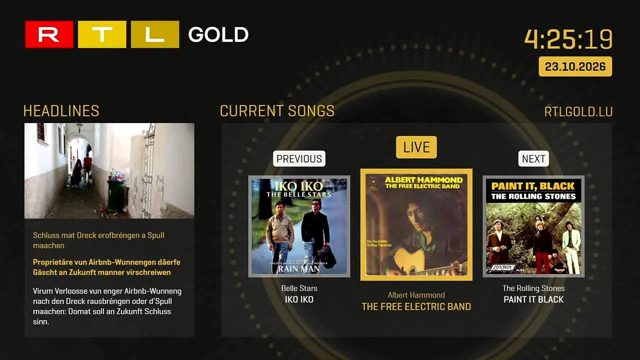 RTL Gold live