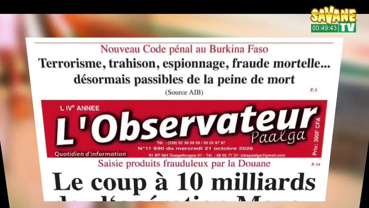 Savane TV in diretta