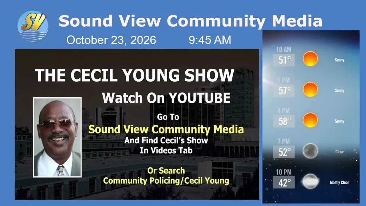 Sound View Community Media live