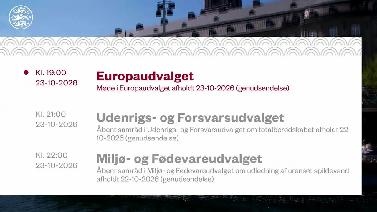 Folketinget TV live