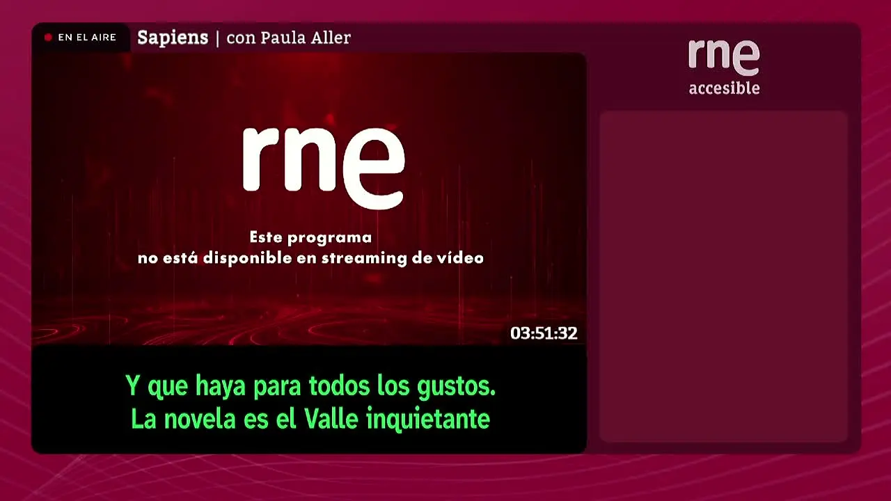 RNE Accesible na żywo