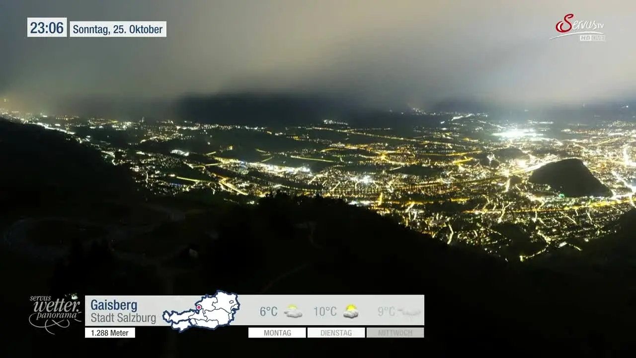 ServusTV WetterPanorama in diretta