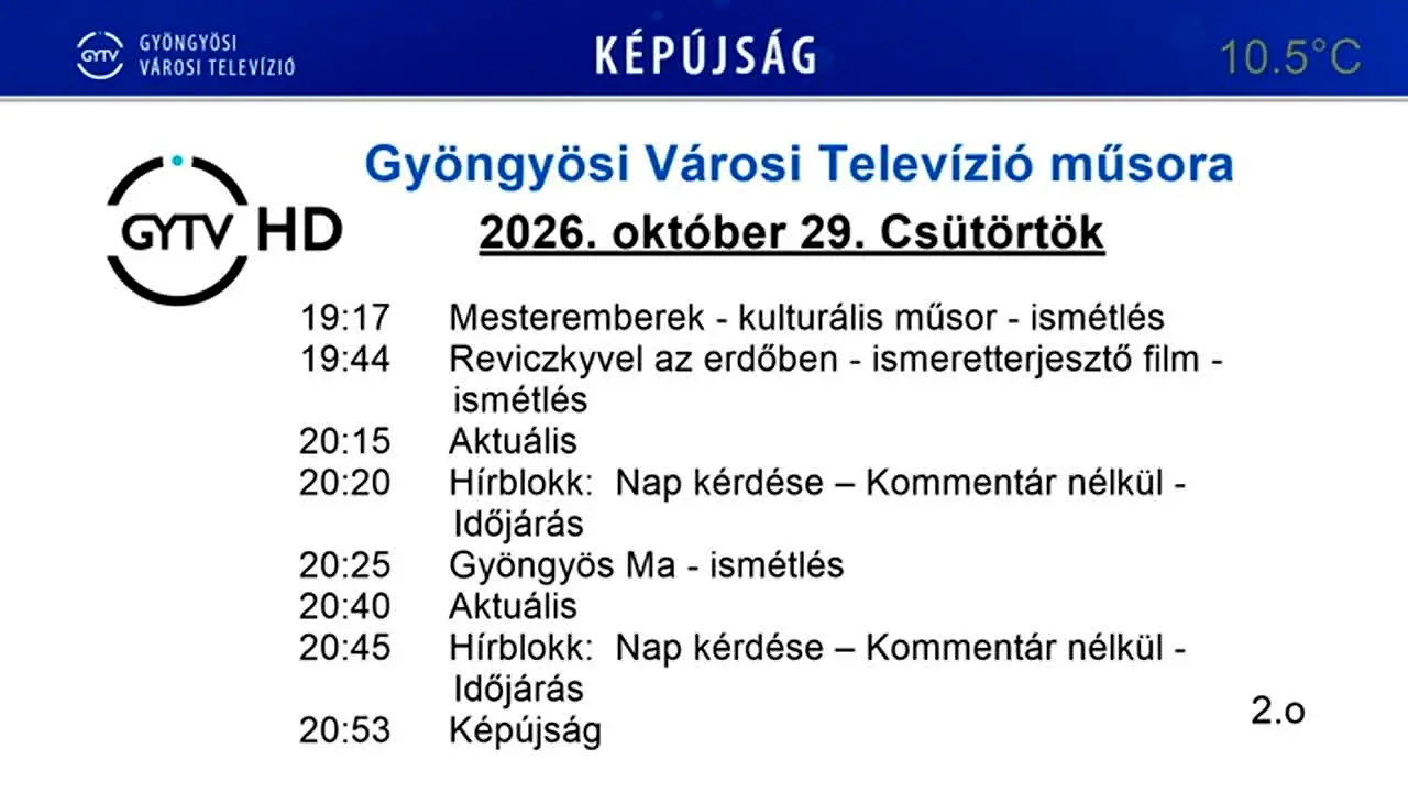 Gyöngyös TV live
