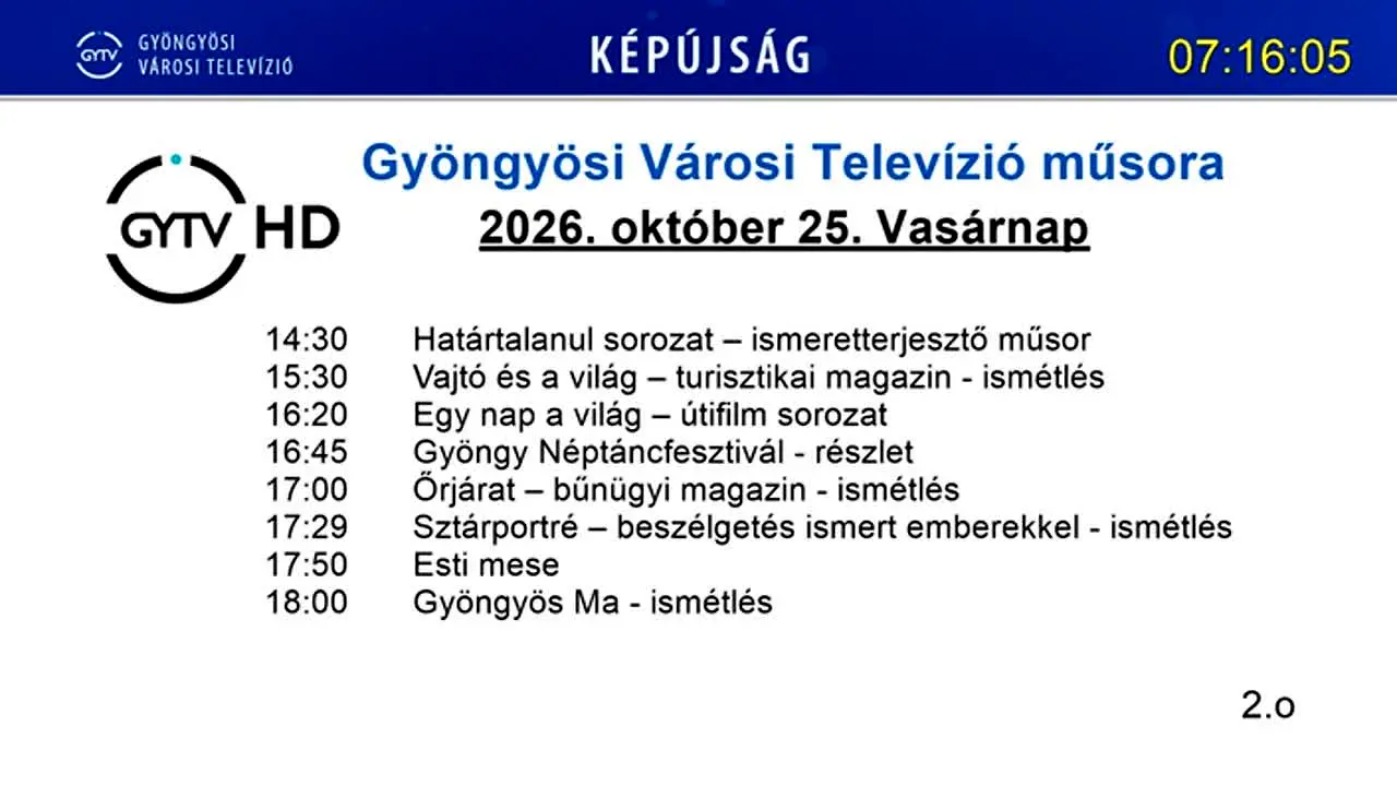Gyöngyös TV live