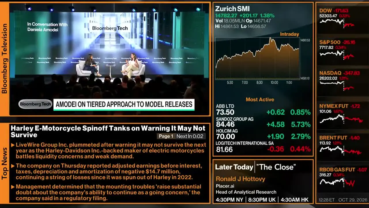 Bloomberg TV+ in diretta