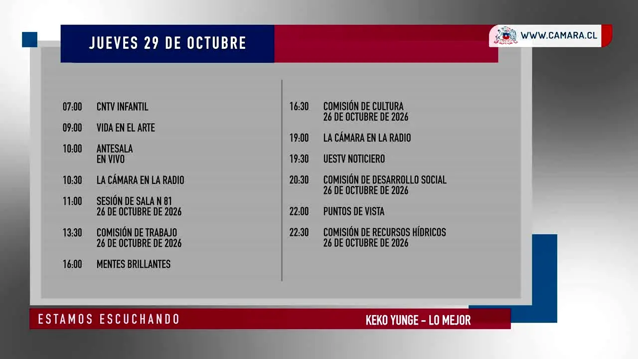 Camara de Diputados · CL live