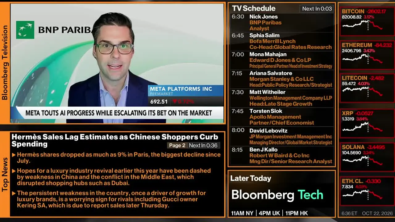 Bloomberg TV+ live