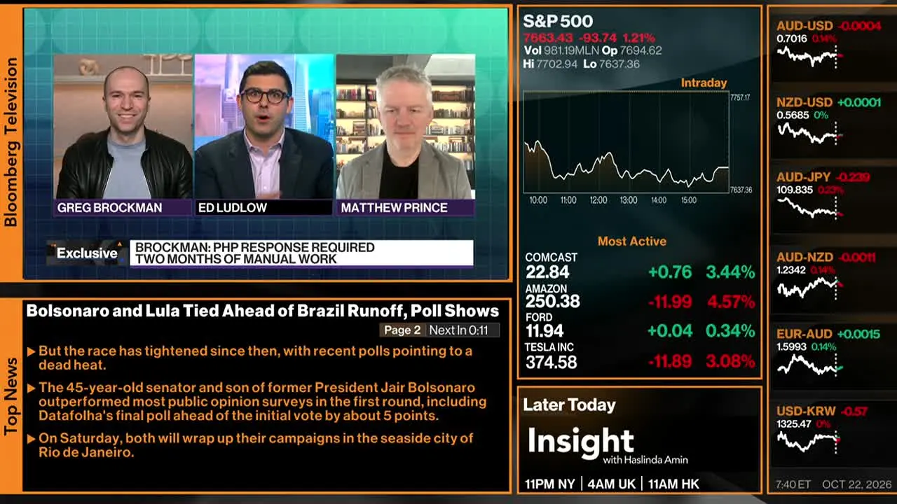 Bloomberg TV+ live