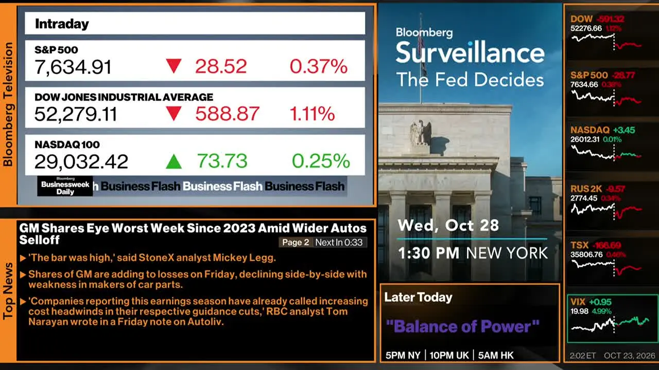 Bloomberg TV+ live