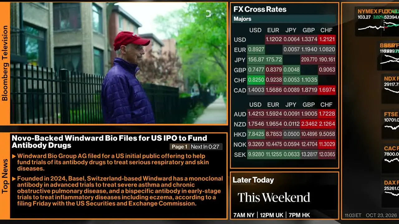 Bloomberg TV+ — прямой эфир