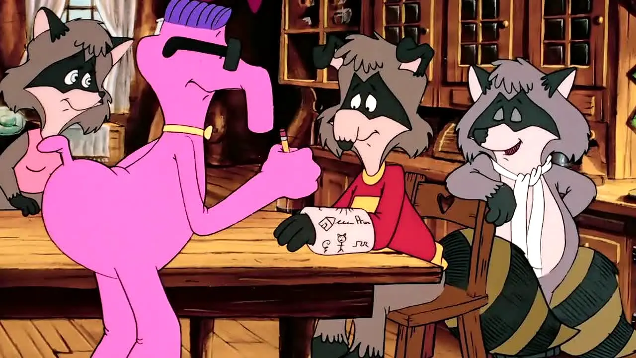 The Raccoons live