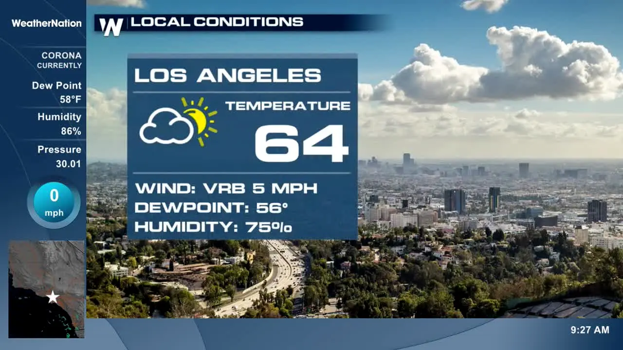 WeatherNation Los Angeles live