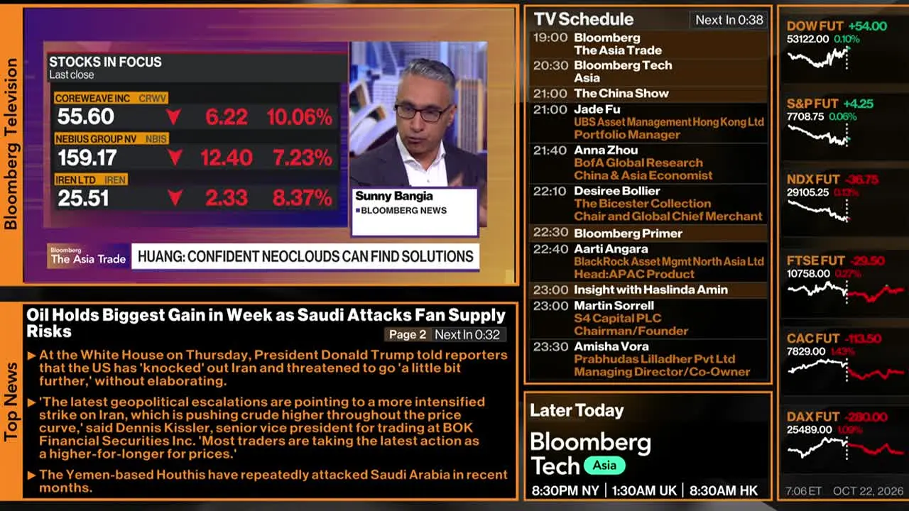 Bloomberg TV+ live