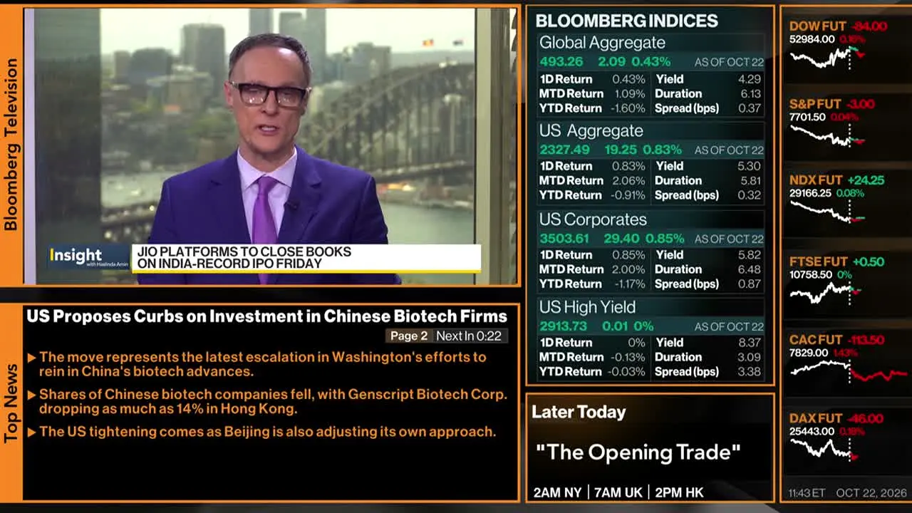 Bloomberg TV+ live