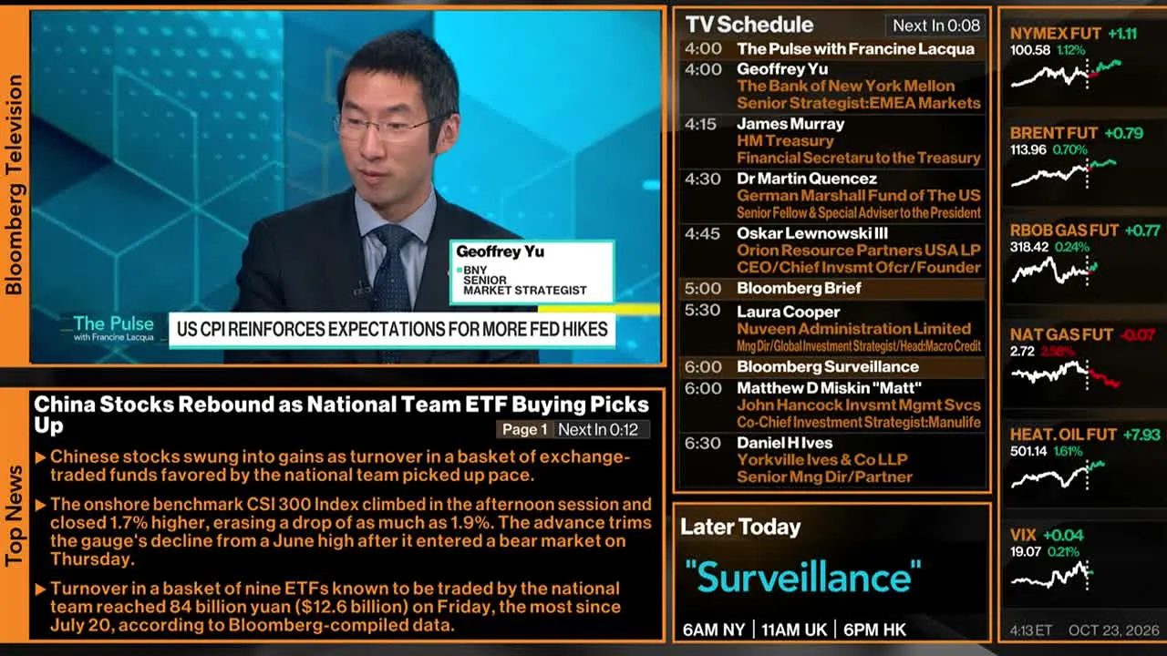 Bloomberg TV+ live