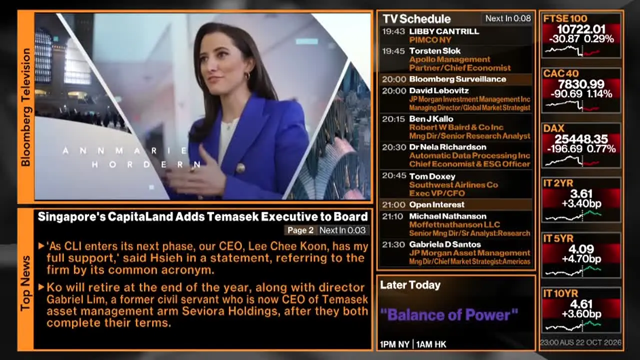 Bloomberg TV na żywo