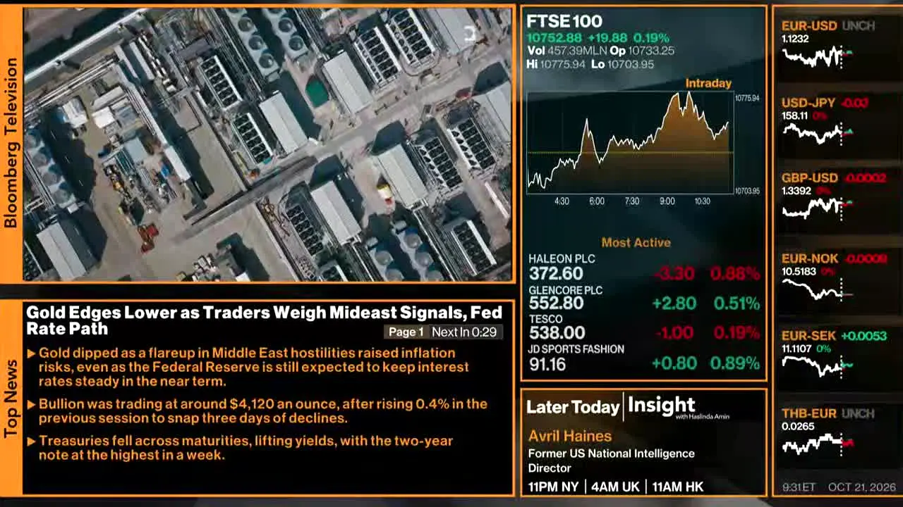 Bloomberg TV+ live