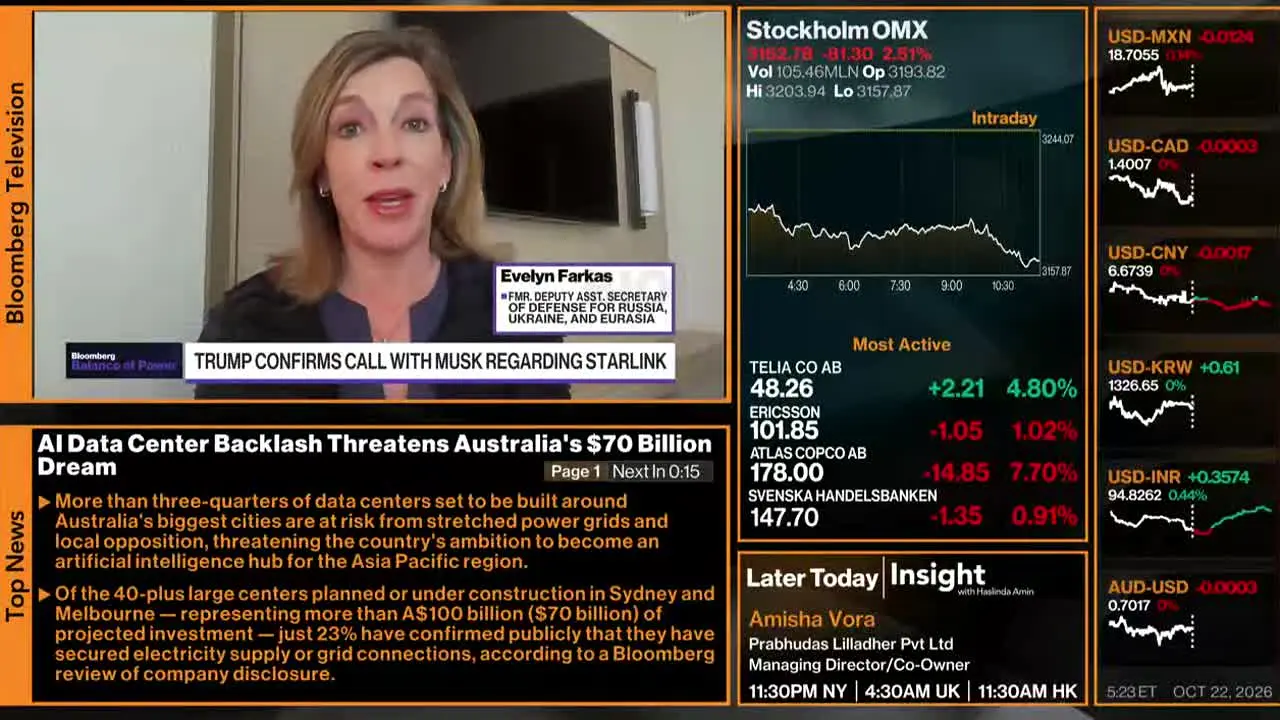 Bloomberg TV+ — прямой эфир