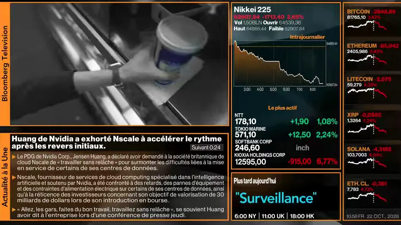 Bloomberg TV+ na żywo
