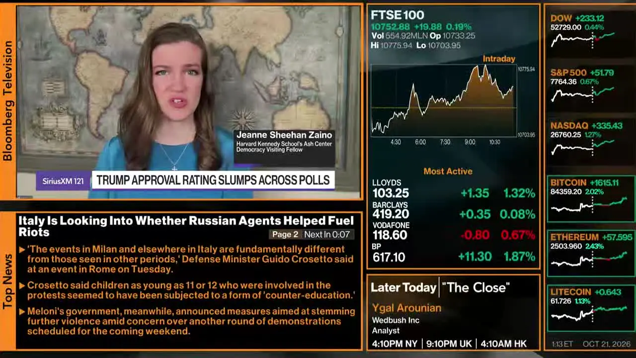 Bloomberg TV+ live