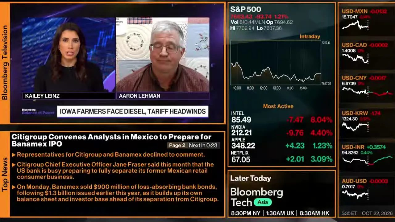 Bloomberg TV+ live