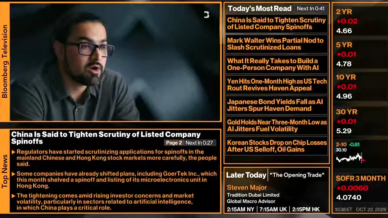 Bloomberg TV+ live